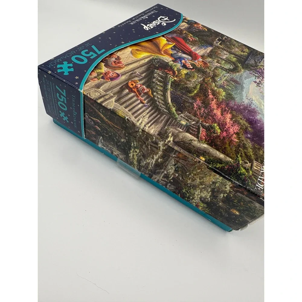 Disney‎ Thomas Kinkade Snow White Dancing 750 pc Puzzle SEALED Brand New Ceaco